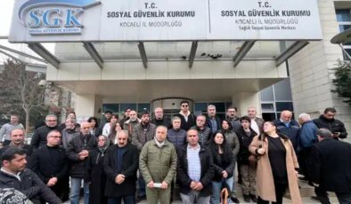 Dilovası katliamında yakınlarını kaybedenler SGK İl Müdürlüğü’ne dilekçe verdi