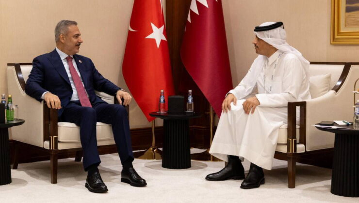 Dışişleri Bakanı Fidan, Katar Dışişleri Bakanı Al Thani ile görüştü!