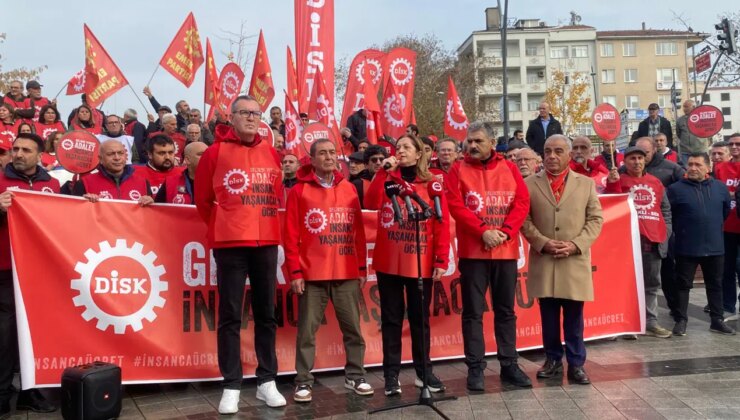 DİSK ‘gelirde adalet’ için Ankara’ya yürüyor: ‘Bu gelen işçinin ayak sesleri!’