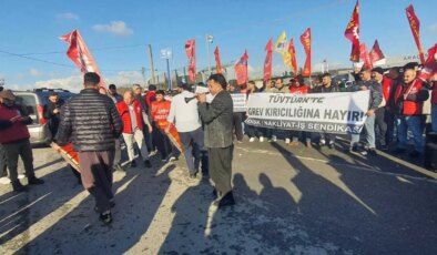 DİSK Nakliyat-İş, TÜVTÜRK Araç Muayene İstasyonları’nda grev başlattı