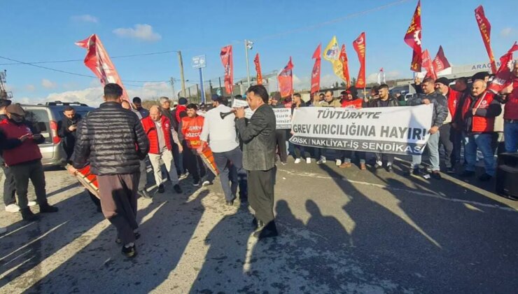 DİSK Nakliyat-İş, TÜVTÜRK Araç Muayene İstasyonları’nda grev başlattı