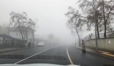 Diyarbakır’da yoğun sis: Uçak seferleri aksadı