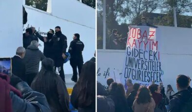 Ege Üniversitesi’nde ‘tarikatçı rektör’ isyanı: Özel güvenlikten müdahale!