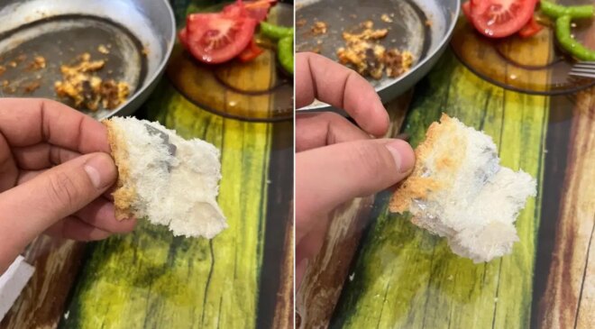 Ekmeğin içinde jilet çıktı: ‘Son anda fark ettim’