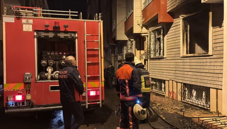 Elazığ’da yangın paniği: 2 kişi dumandan etkilendi