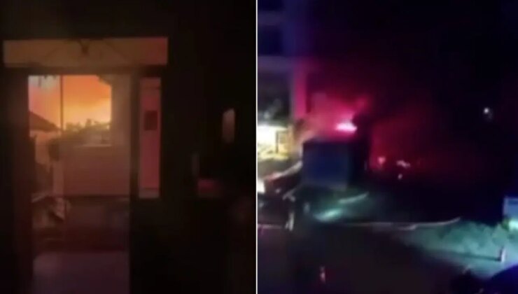 Elektrik trafosu patladı: Bölgede elektrikler kesildi!