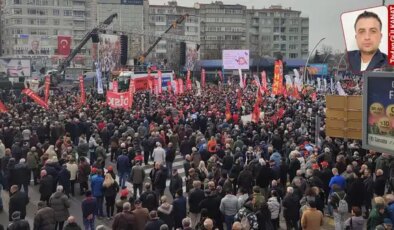 Emekli ve emekçilerden bütçe mitingi… Özgür Özel: ‘Biz 3 Kasım 2002 günü Erdoğan’ı iktidar yaparak kaybettik’
