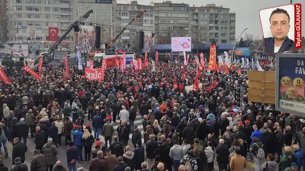Emekli ve emekçilerden bütçe mitingi… Özgür Özel: ‘Biz 3 Kasım 2002 günü Erdoğan’ı iktidar yaparak kaybettik’