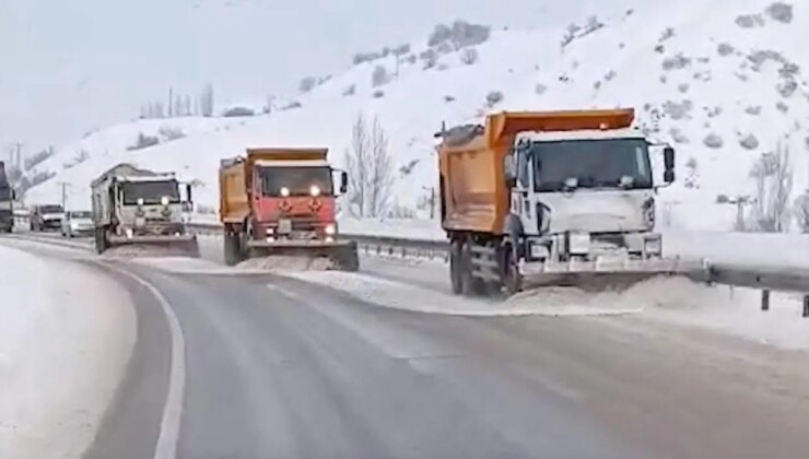 Erzincan’da gece yarısı başlayan kar yağışı devam ediyor… Meteoroloji’den kritik uyarı!