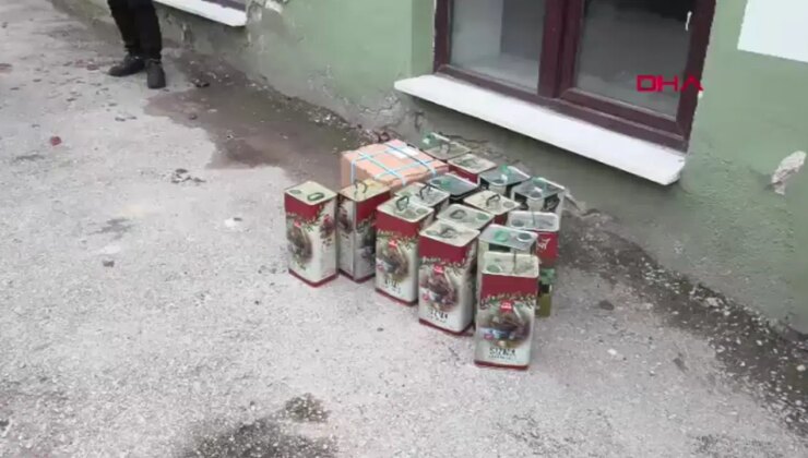 Firmaya teslim edeceklerdi: Bolu’da bin 500 litre sahte zeytinyağı ele geçirildi
