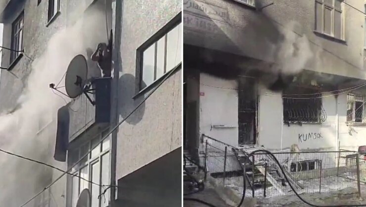 Gaziosmanpaşa’da 4 katlı binada yangın: Hastaneye kaldırılanlar var!