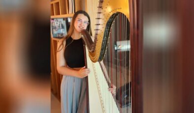 Genç arpist Alya Su Küçükosman, Turku’daki JSFest’te dünya 4’üncüsü oldu