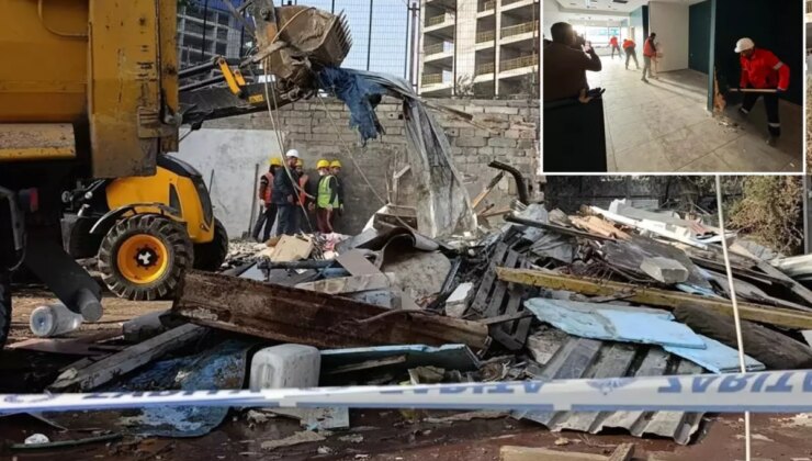 Görüntüler İstanbul’daki ünlü AVM’den! Balyozu vurup tek tek yıktılar