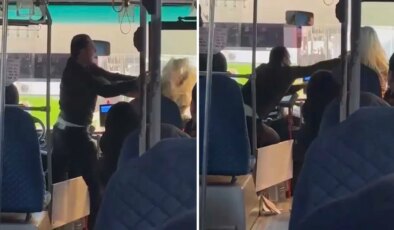 Görüntüler sosyal medyada gündem olmuştu: Kadın yolcuyla kavga eden otobüs şoförü gözaltına alındı