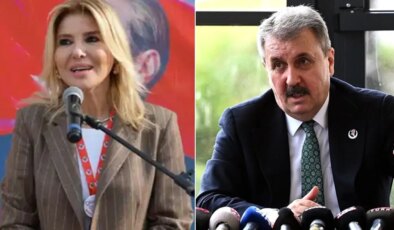 Gülben Ergen’den kendisini hedef alan Mustafa Destici’ye yanıt: ‘Ben kin tutmuyorum, avukat tutuyorum’