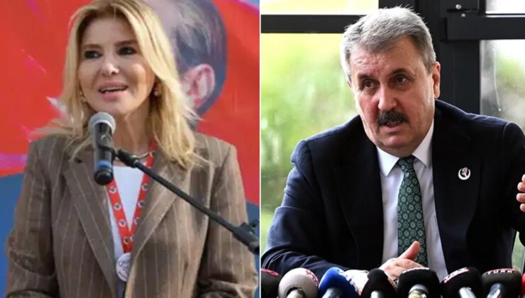 Gülben Ergen’den kendisini hedef alan Mustafa Destici’ye yanıt: ‘Ben kin tutmuyorum, avukat tutuyorum’