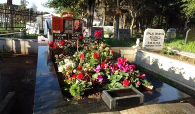 Güllü’nün mezarı gül bahçesine döndü