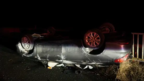 Gümüşhane’de otomobil devrildi: Çok sayıda yaralı var!