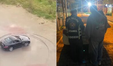 Hastane otoparkında ‘drift’ atan şahsa 48 bin lira ceza