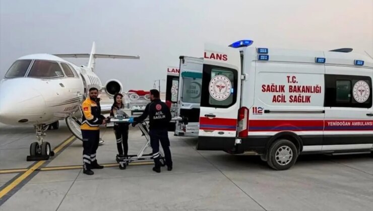 Hatay’da ambulans uçak 6 günlük bebek için havalandı