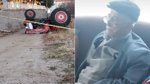 İlaç yazdırdığı hastanenin otoparkında traktör kazasında öldü