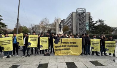 İstanbul Geri Dönüşüm İşçileri Derneği üyeleri, Fikirtepe’deki depolarının boşaltılması tebliğini protesto etti