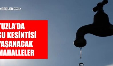 İstanbul TUZLA su kesintisi! 18-19 Aralık İSKİ Tuzla su kesintisi ne zaman bitecek, sular ne zaman gelecek?