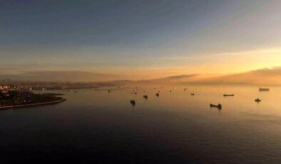 İstanbul’a çöken pus ve hava kirliliği dron ile görüntülendi