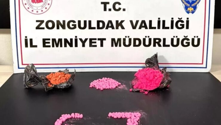 İstanbul’dan Ereğli’ye 3 bin adet extacy uyuşturucu getiren sevgililer yakalandı