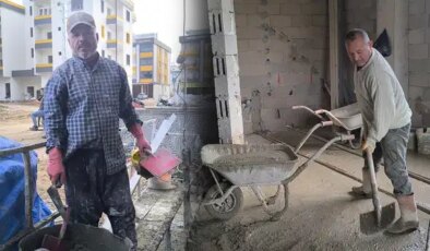 İşte AKP Türkiye’si… İnşaatta çalışan emekli böyle isyan etti: ‘Maaşım yetse burada ne işim var?’