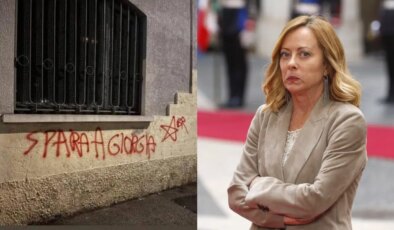 İtalya’yı karıştıran duvar yazıları: ‘Giorgia’yı vur’