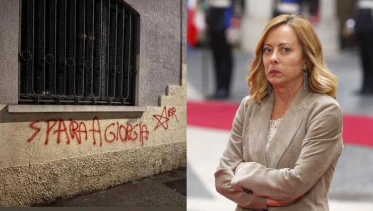 İtalya’yı karıştıran duvar yazıları: ‘Giorgia’yı vur’