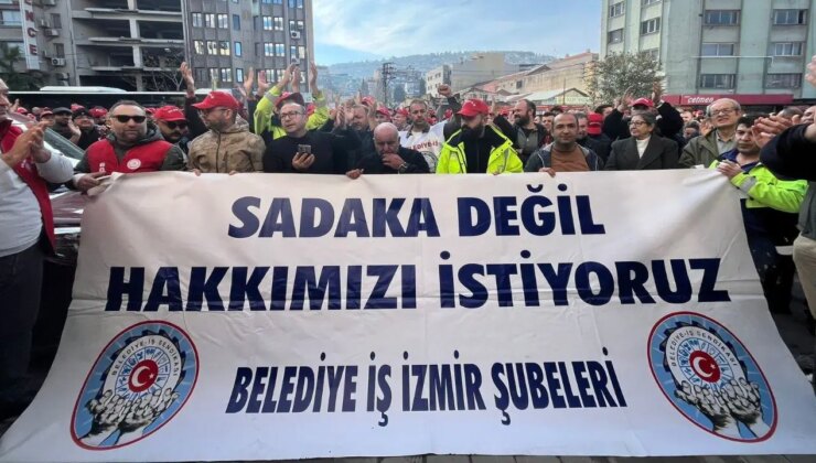 İzmir’de Belediye-İş’ten de iş bırakma uyarısı