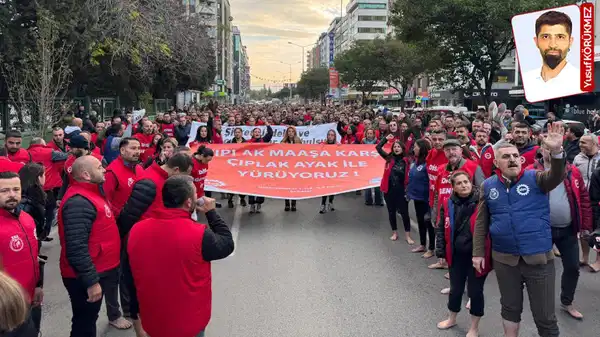 İzmir’de ödeme isyanı: ‘Çıplak maaşa çıplak yürüyüş’