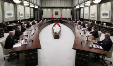 Kabine Toplantısı ne zaman, saat kaçta, gündemdeki konular neler?