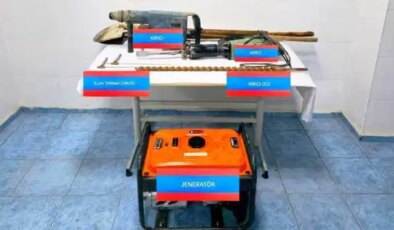 Kaçak kazı yapan 5 kişi suçüstü yakalandı