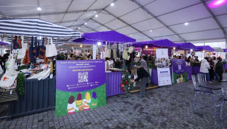 Kadın emeğinin şenliği başladı