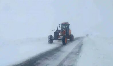 Kars’ta kar nedeniyle 17 köy yolu ulaşıma kapandı