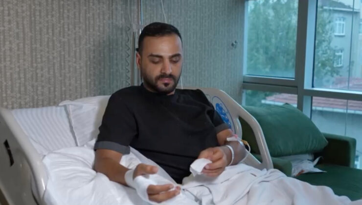 Kazada kopan parmak mikrocerrahi yöntemle tekrar yerine dikildi