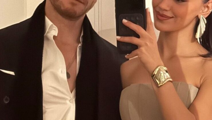 Kerem Bürsin ile Selin Yağcıoğlu’ndan ilk fotoğraf