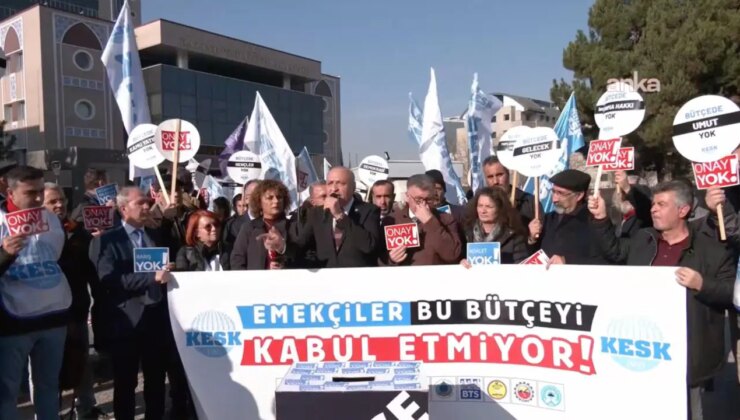KESK’in TBMM önünde yapmak istediği 2026 bütçesi açıklamasına polis engeli