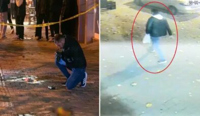 Kokoreççi önündeki cinayette yeni gelişme: Öldürülmeden önceki son görüntüleri ortaya çıktı!