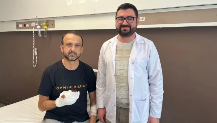 Kopan parmağını buz poşetine koyup yurt dışından Türkiye’ye geldi