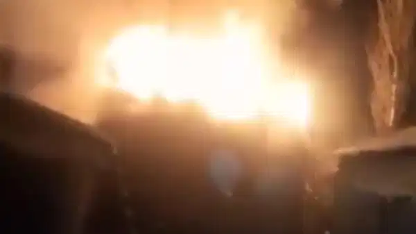 Korku dolu anlar: Kalorifer kazan dairesi cayır cayır yandı