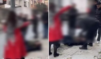Küçükçekmece’de kadını taciz ettiği iddia edilen şüpheliyi çevredekiler darbetti