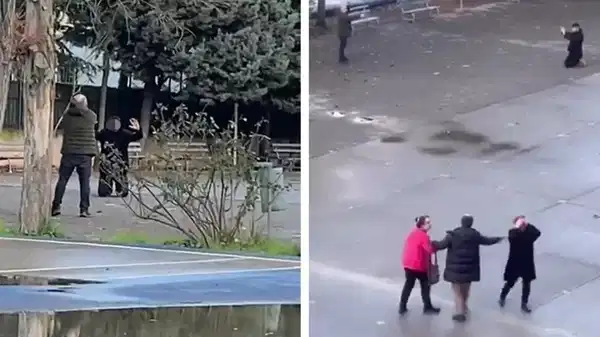 Lise bahçesinde ‘rehine’ krizi: ‘Kızımı rahatsız etti’ dedi, silah çekti!