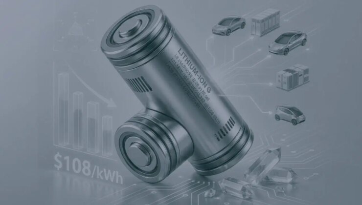 Lityum-iyon batarya fiyatlarında yeni düşüş: 2025’te rekor seviyeye geriledi