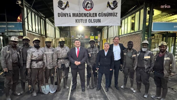 Maden işçileri, Dünya Madenciler Günü’nü sahada kutladı