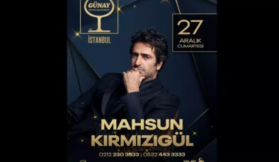 Mahsun Kırmızıgül, Günay Restaurant İstanbul’da sevenleriyle buluşuyor