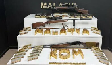 Malatya’nın 2 ilçesinde eş zamanlı operasyon: Silah ve sentetik ecza ele geçirildi